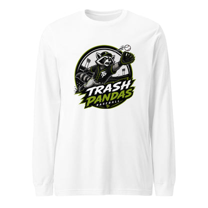 Performance | Long Sleeve Tee | Trash Pandas Baseball Organization | Emblem Logo