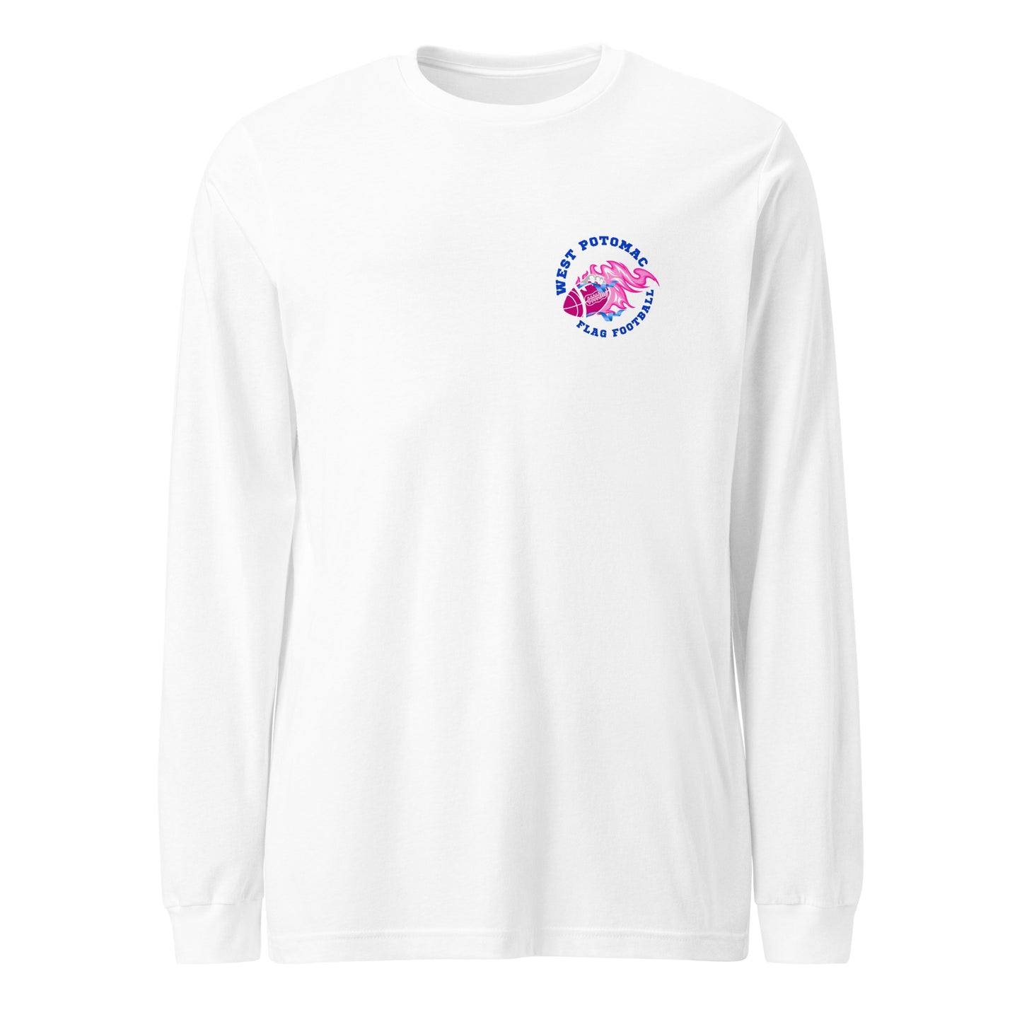 Performance | Long Sleeve Tee | West Potomac Flag Football | Emblem Logo