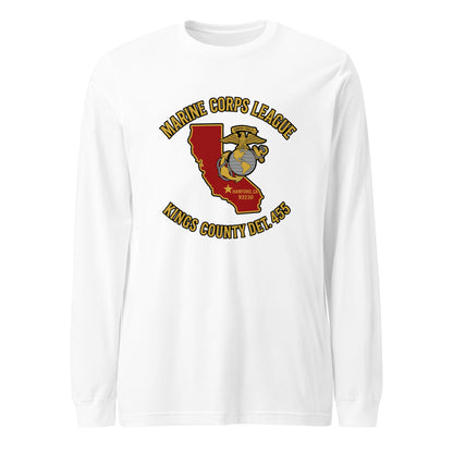 Performance | Long Sleeve Tee | Marine Corps League kings County Det 455 | Crest Logo