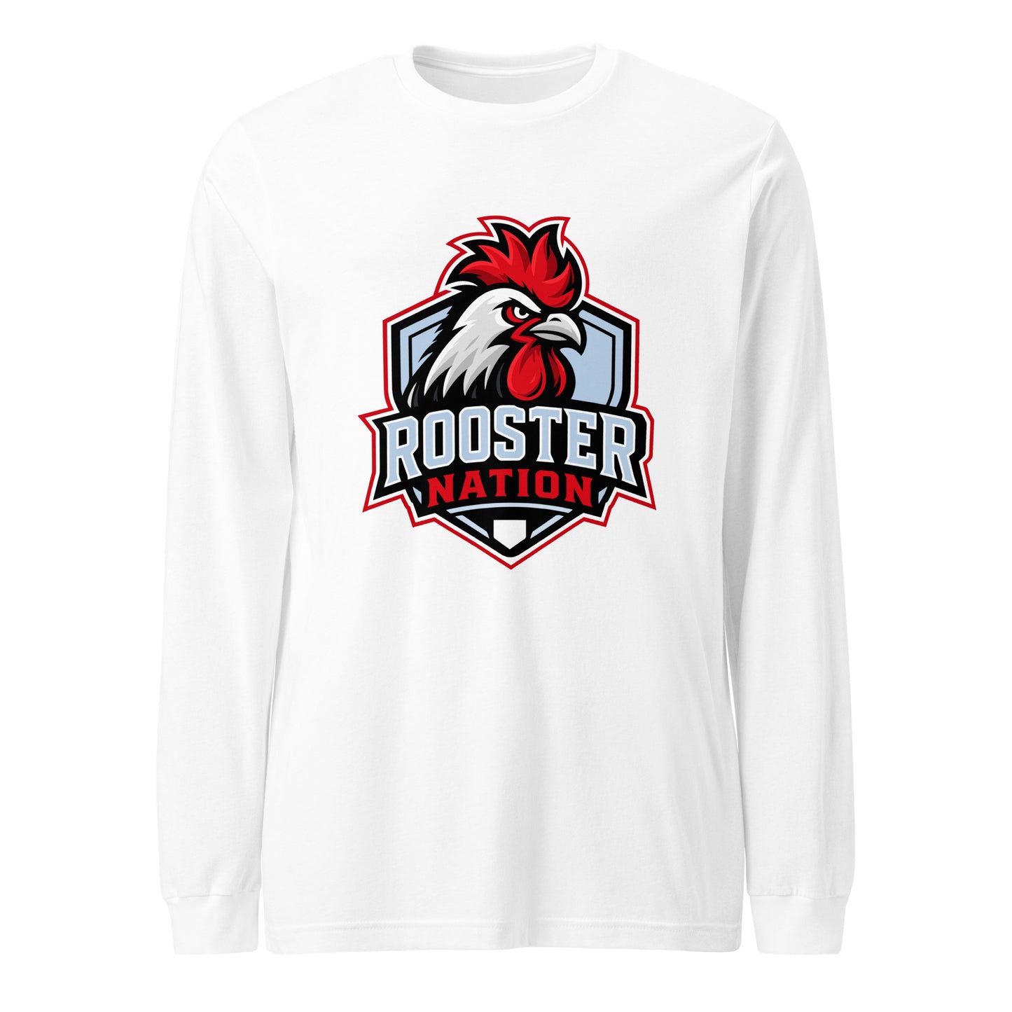 Performance | Long Sleeve Tee | Rooster Nation | Shield Logo