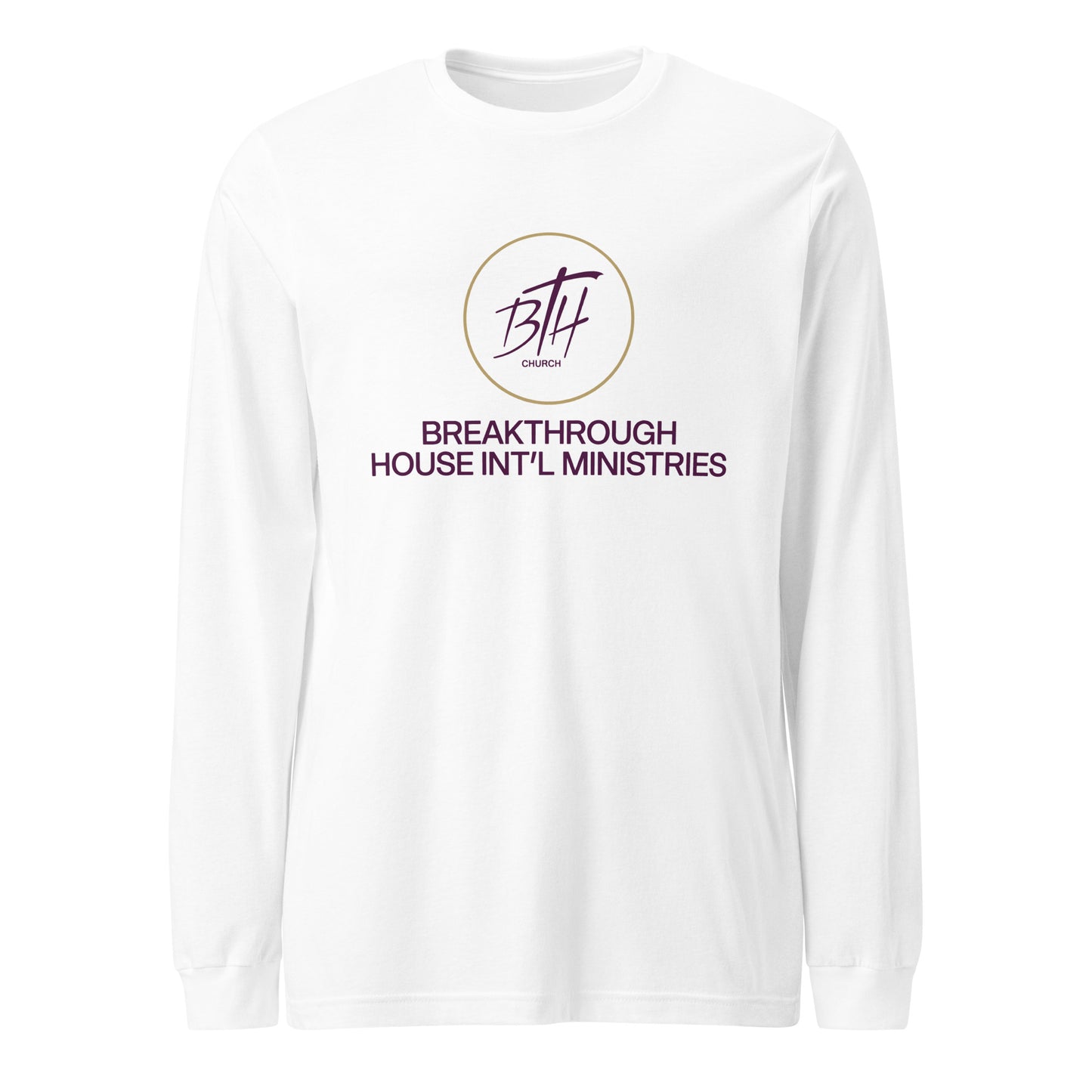 Performance | Long Sleeve Tee | Breakthrough House International Ministries | Crest Logo