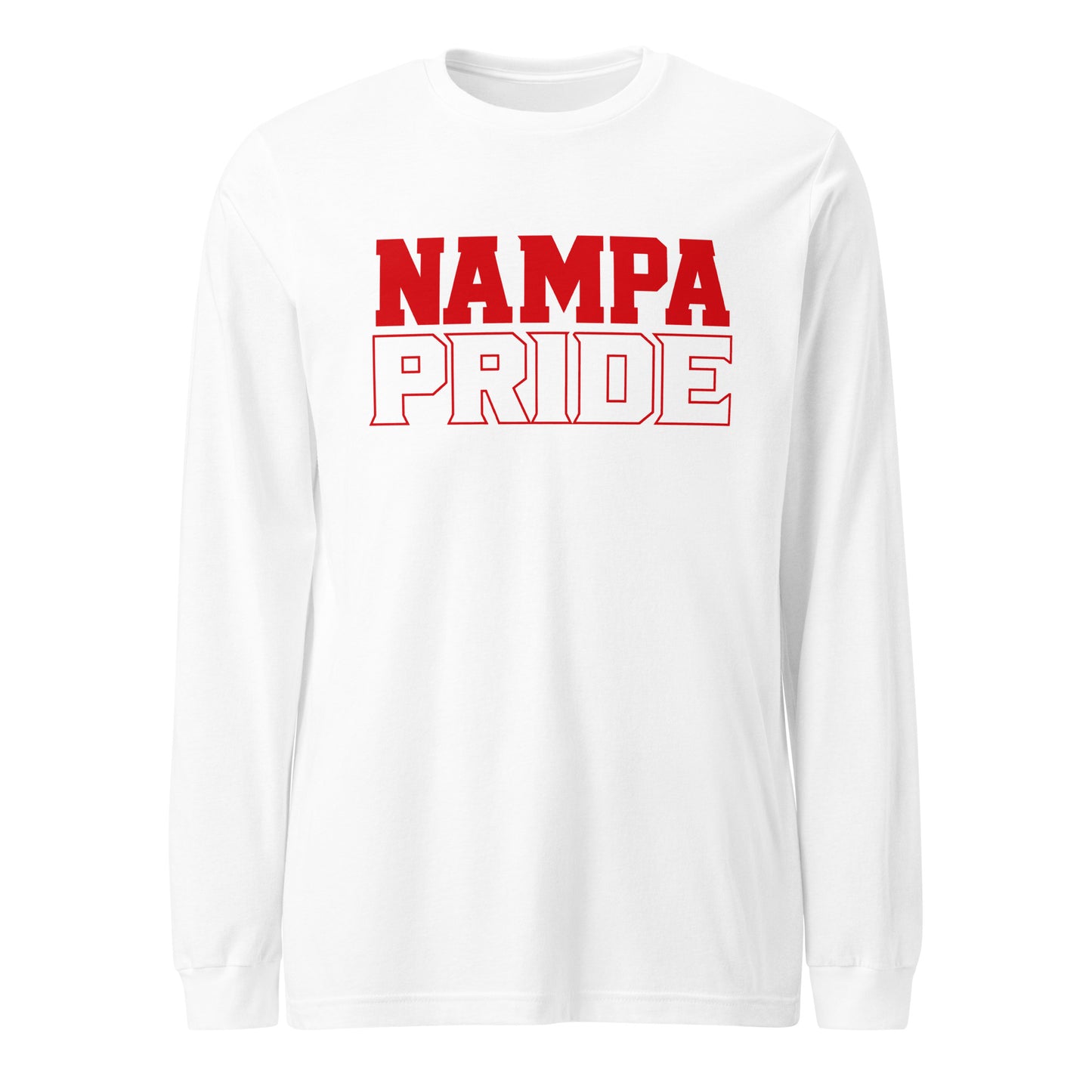 Performance | Long Sleeve Tee | Nampa Pride | Letter Mark Logo