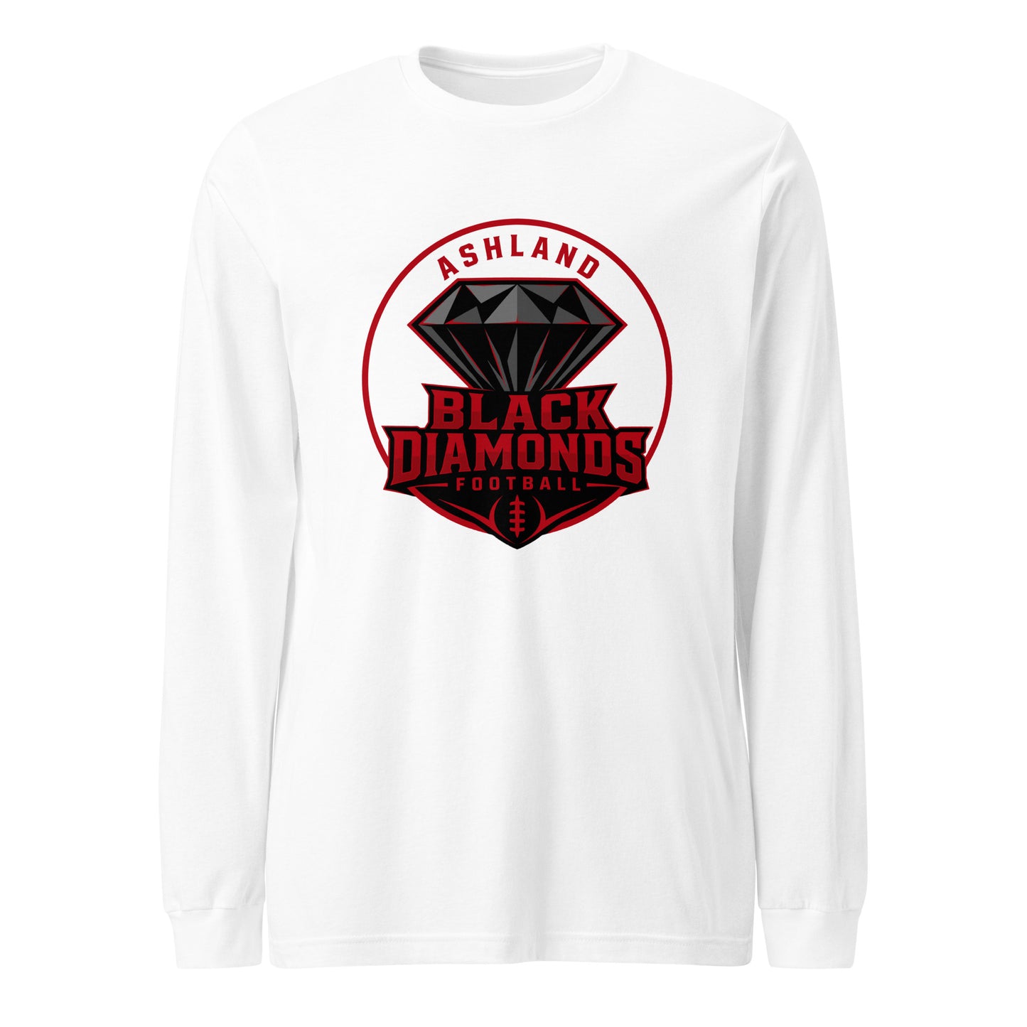 Performance | Long Sleeve Tee | Ashland Black Diamonds | Badge Logo