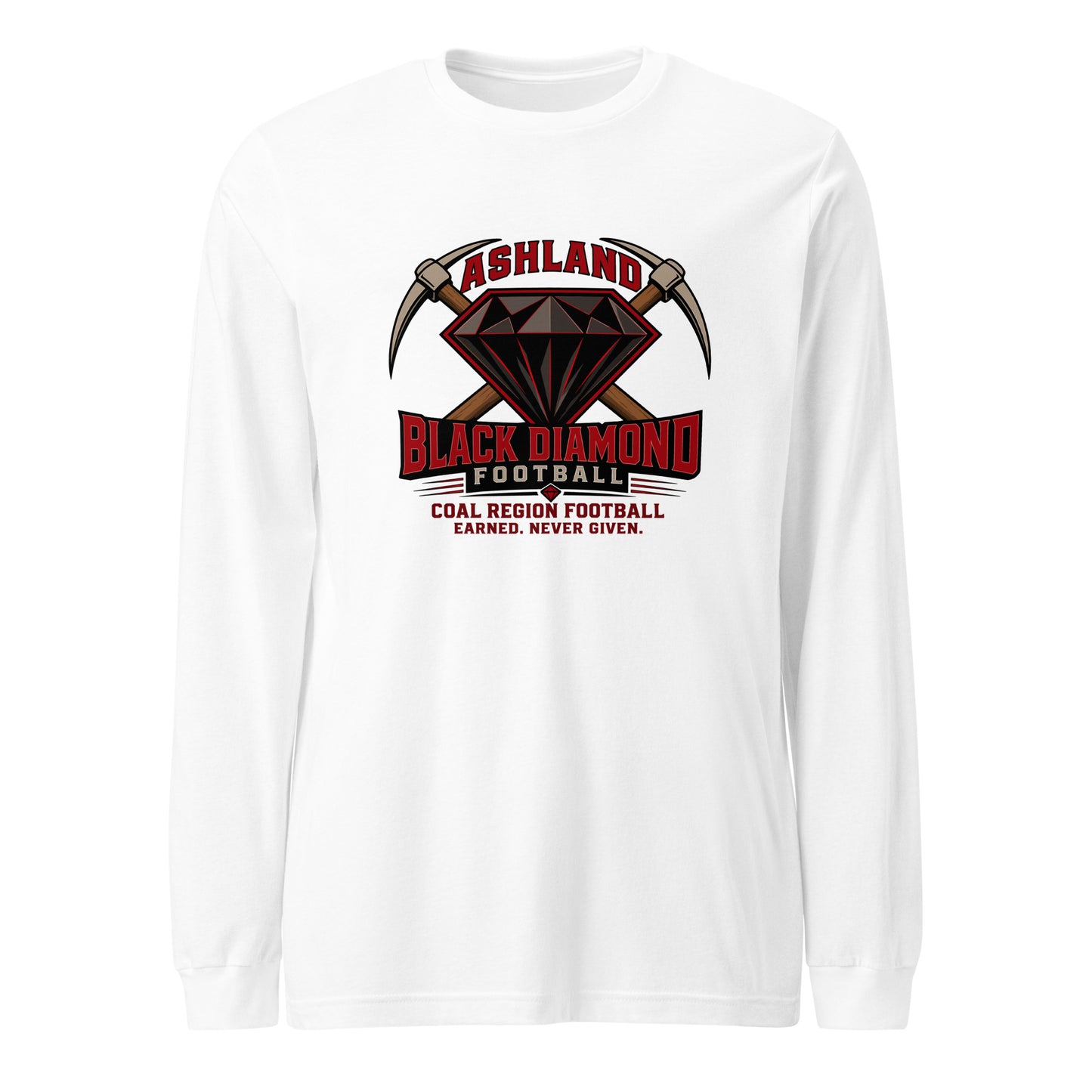 Performance | Long Sleeve Tee | Ashland Black Diamonds | Vanguard Logo