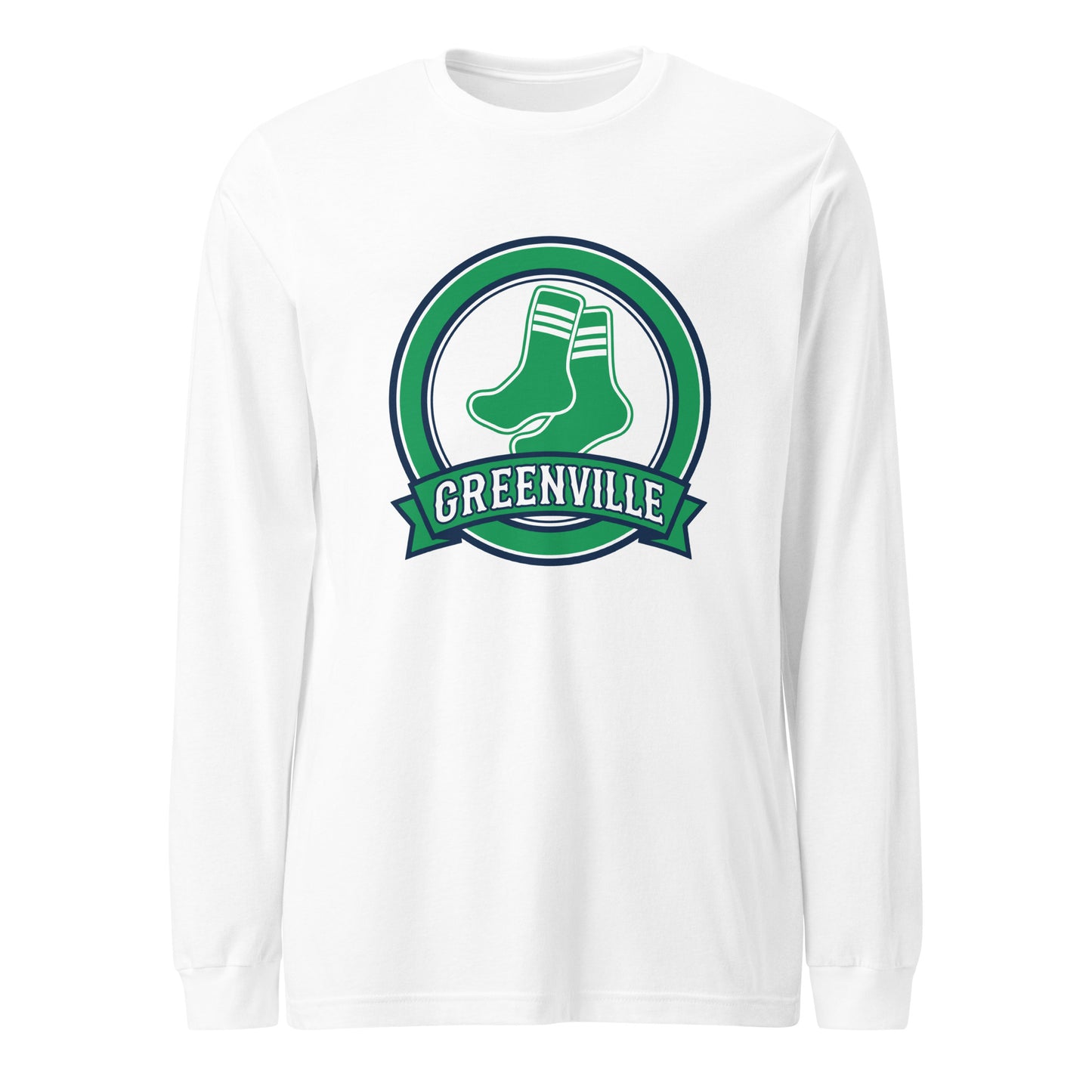 Performance | Long Sleeve Tee | Greenville Sox | Badge Logo