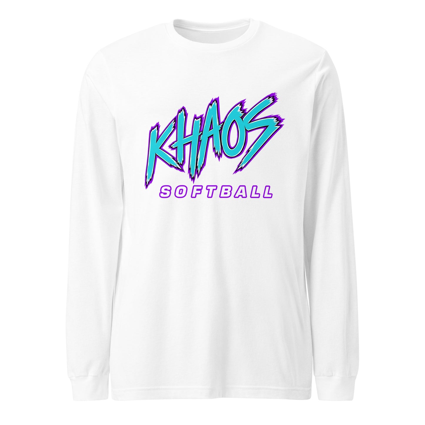 Performance | Long Sleeve Tee | Khaos Softball | Atlhetics Logo