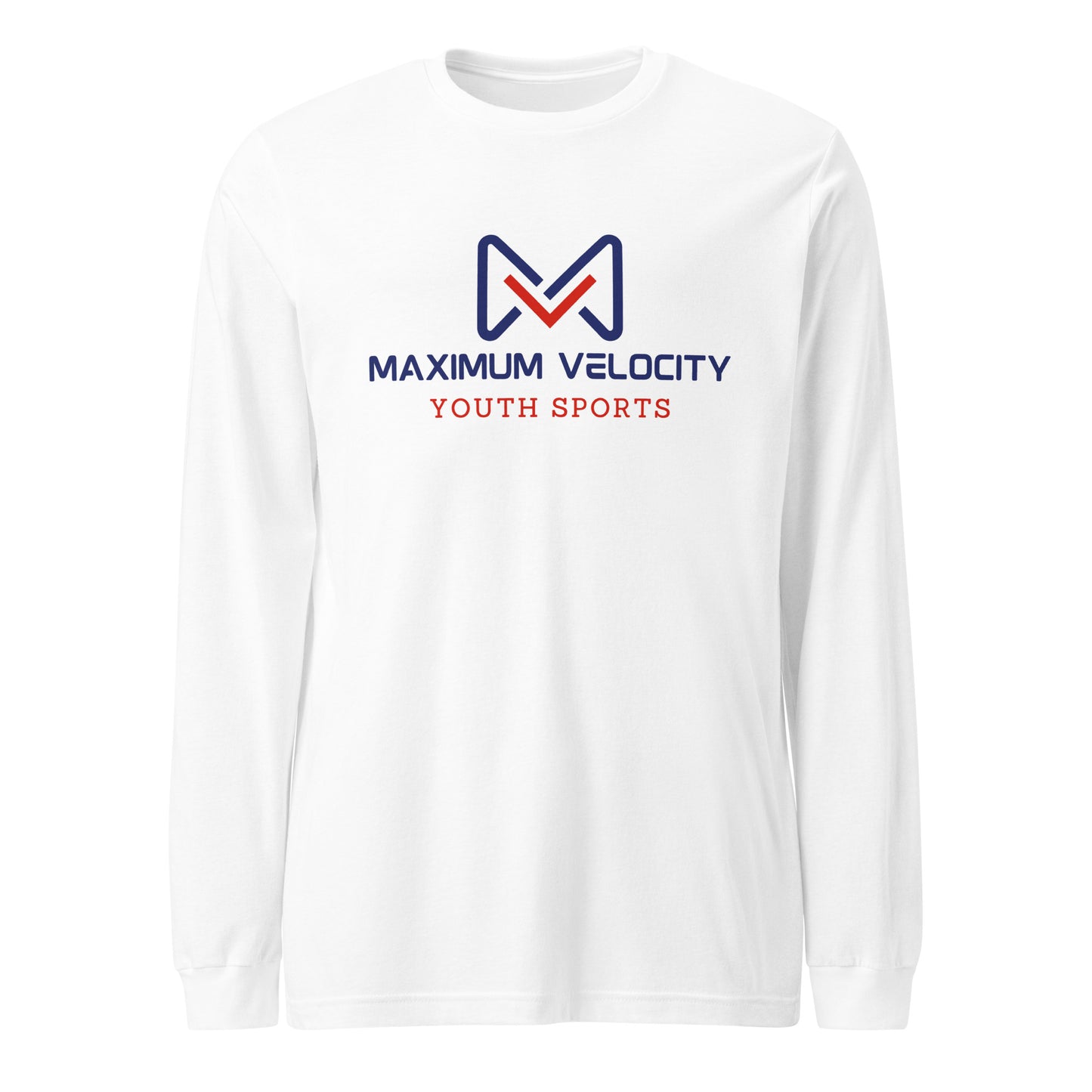 Performance | Long Sleeve Tee | Maximum Velocity Youth Sports | Emblem Logo