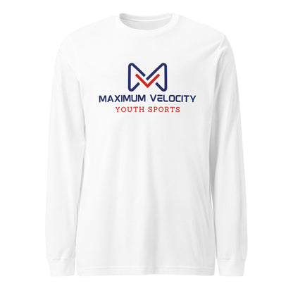 Performance | Long Sleeve Tee | Maximum Velocity Youth Sports | Emblem Logo