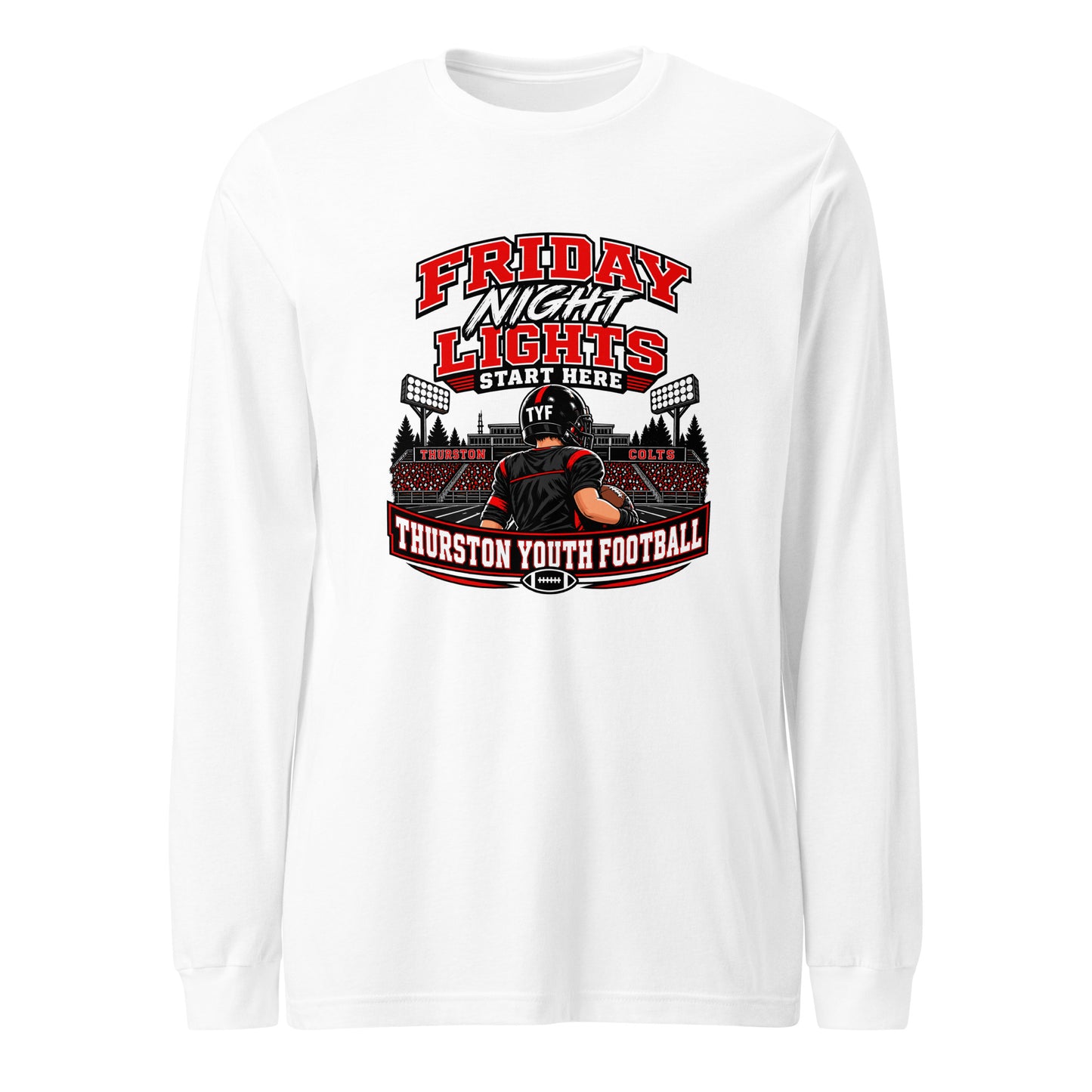 Performance | Long Sleeve Tee | Thurston Youth Football | Vanguard Logo