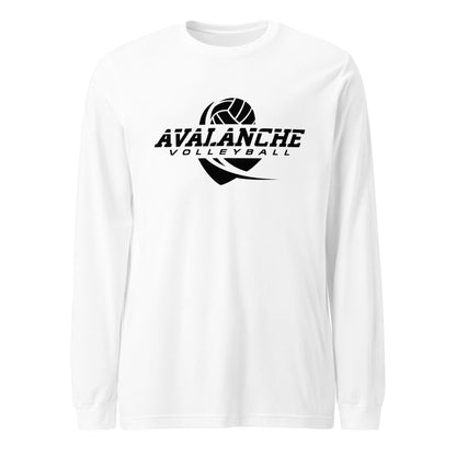 Performance | Long Sleeve Tee | Avalanche Volleyball Club | Crest Logo