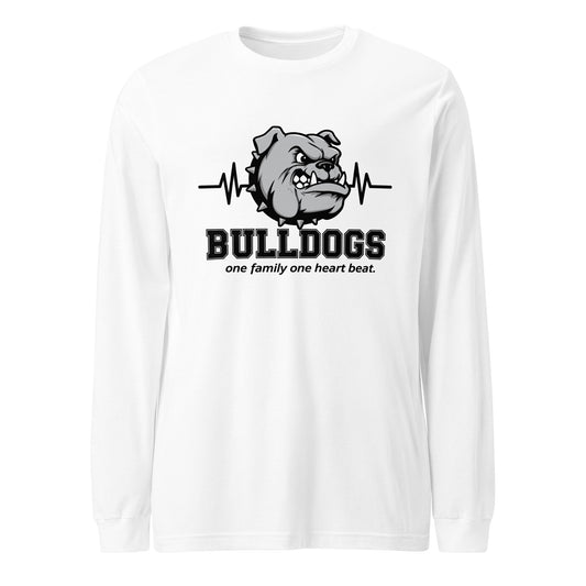 Performance | Long Sleeve Tee | Celina Recreational Football Black | Bulldogs Crest Logo