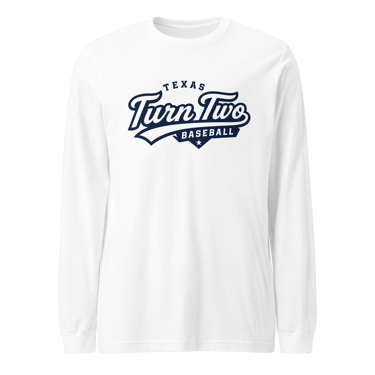 Performance | Long Sleeve Tee | Texas Turn Two Baseball | Athletics Logo