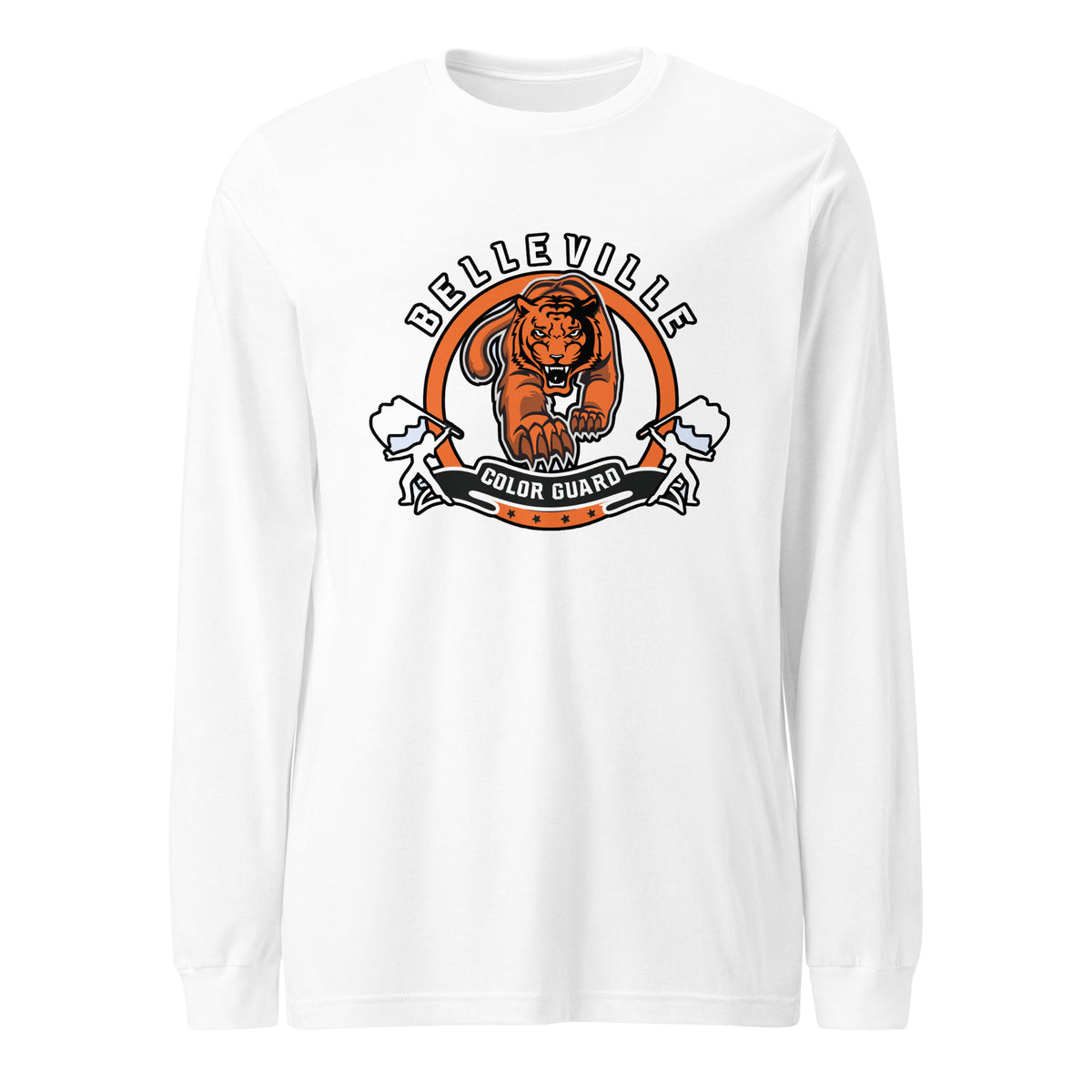 Performance | Long Sleeve Tee | Belleville Community Guard Programs | Vanguard Logo