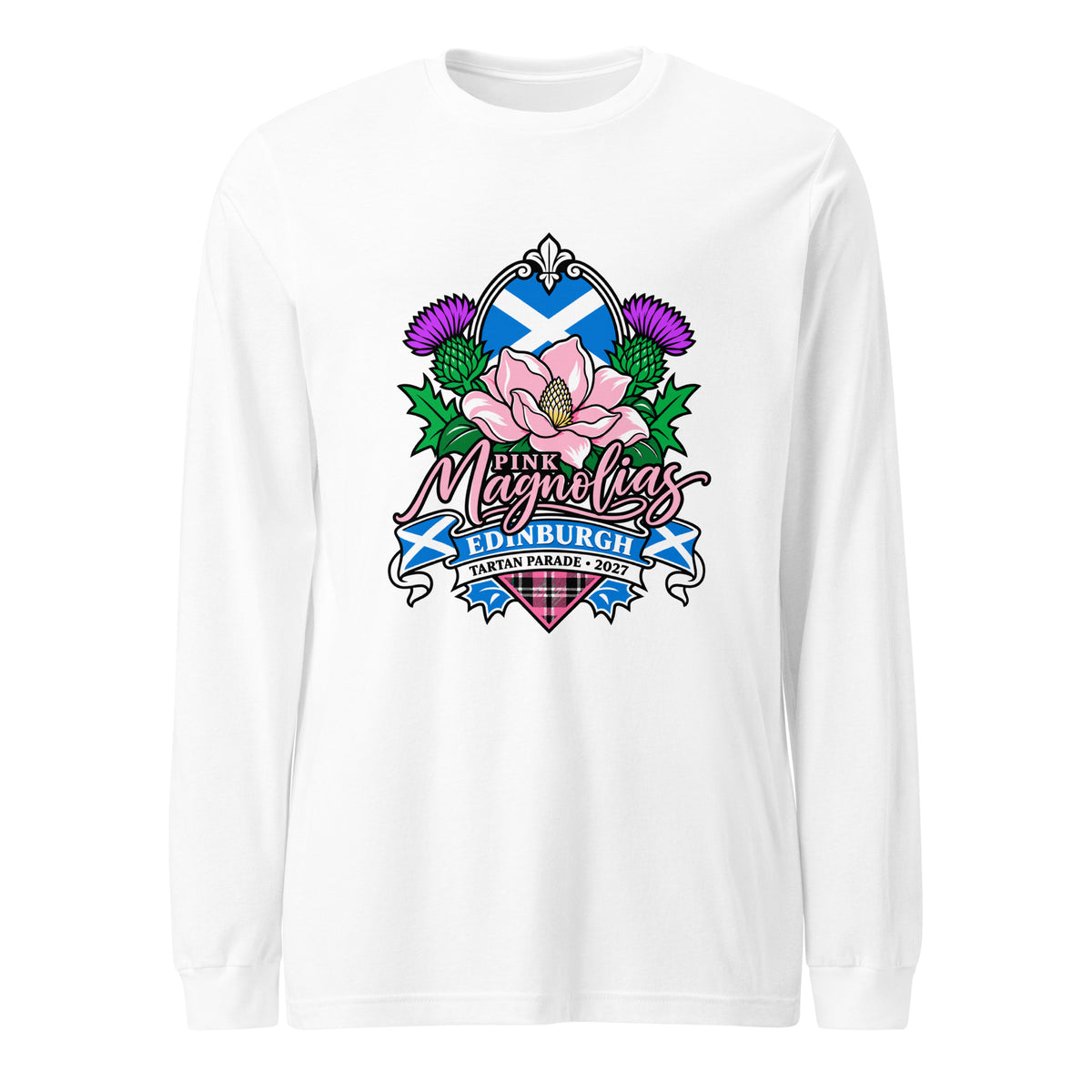 Performance | Long Sleeve Tee | Pink Magnolias Dance | Valor Logo