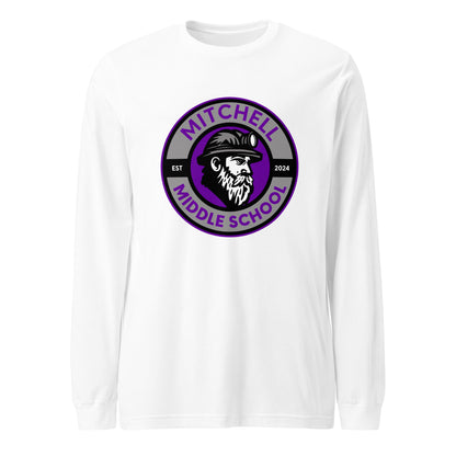 Performance | Long Sleeve Tee | Mitchell Middle School Softball | Badge Logo