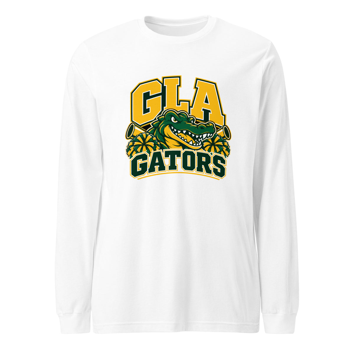 Performance | Long Sleeve Tee | GLA Gators Cheer Team | Emblem Logo