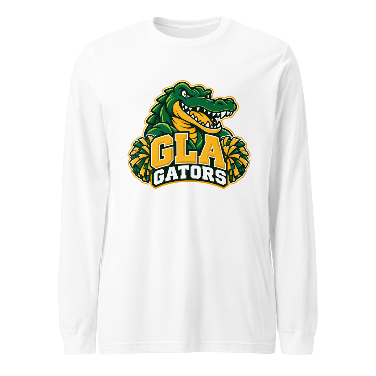 Performance | Long Sleeve Tee | GLA Gators Cheer Team | Apex Gators Elite Logo