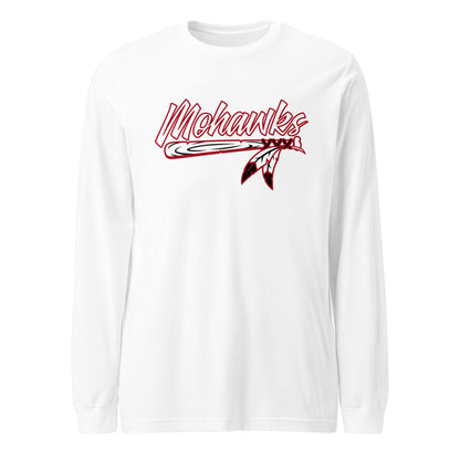 Performance | Long Sleeve Tee | Mohawks Baseball 8u | Emblem Logo