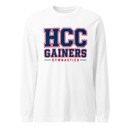 Performance | Long Sleeve Tee | HCC Gymnastics | Vanguard Logo