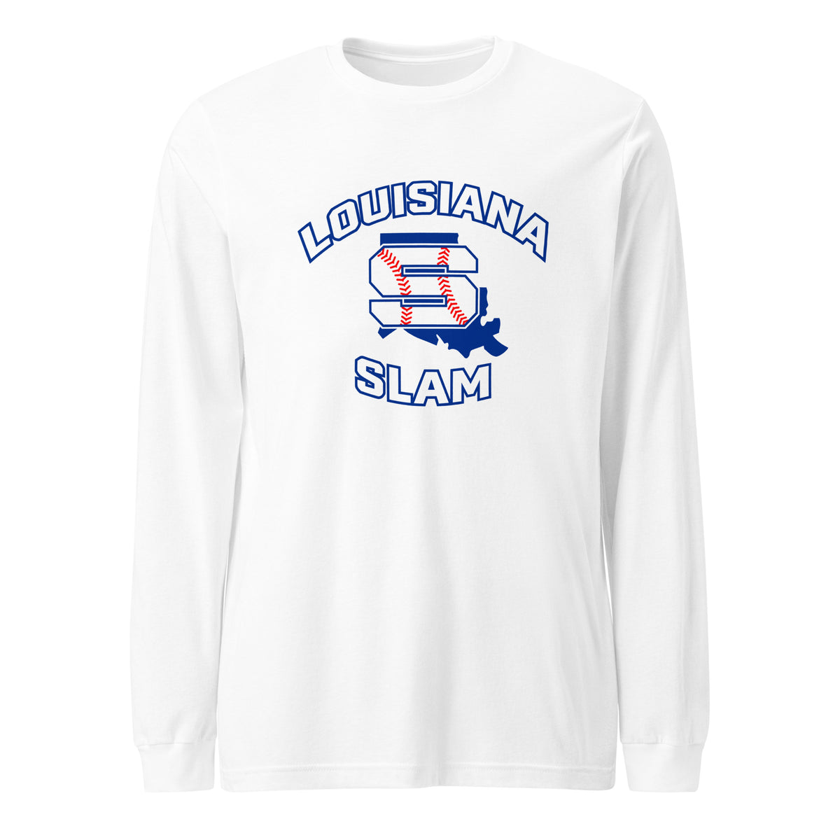 Performance | Long Sleeve Tee | Louisiana Slam Baseball | Emblem Logo