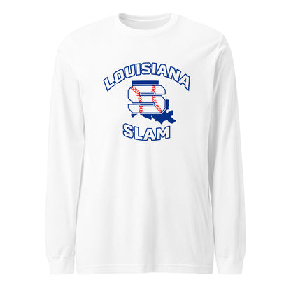 Performance | Long Sleeve Tee | Louisiana Slam Baseball | Emblem Logo