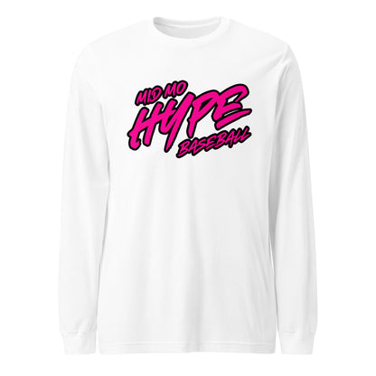 Performance | Long Sleeve Tee | Hype Baseball Club | Crest Logo