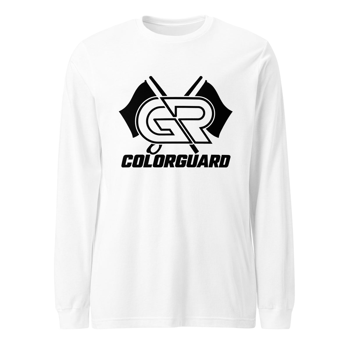 Performance | Long Sleeve Tee | George Ranch High School Colorguard | Crest Logo