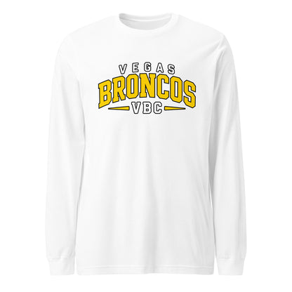 Performance | Long Sleeve Tee | Vegas Broncos VBC | Athletics Logo