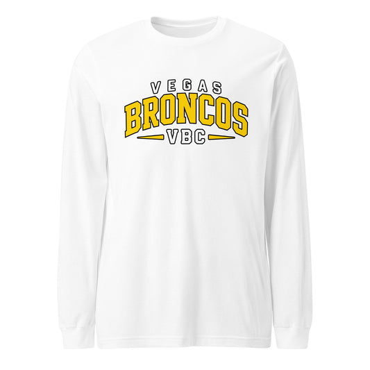 Performance | Long Sleeve Tee | Vegas Broncos VBC | Athletics Logo