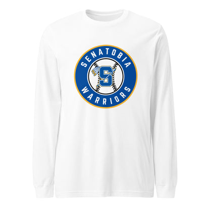 Performance | Long Sleeve Tee | Senatobia Warriors Baseball | Badge Logo