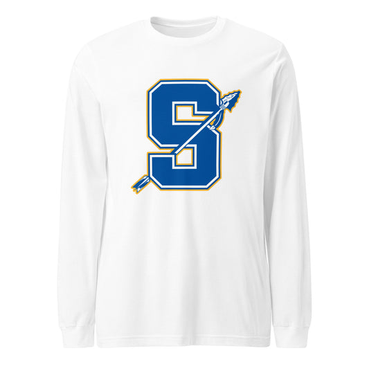 Performance | Long Sleeve Tee | Senatobia Warriors Baseball | Lettermark Logo