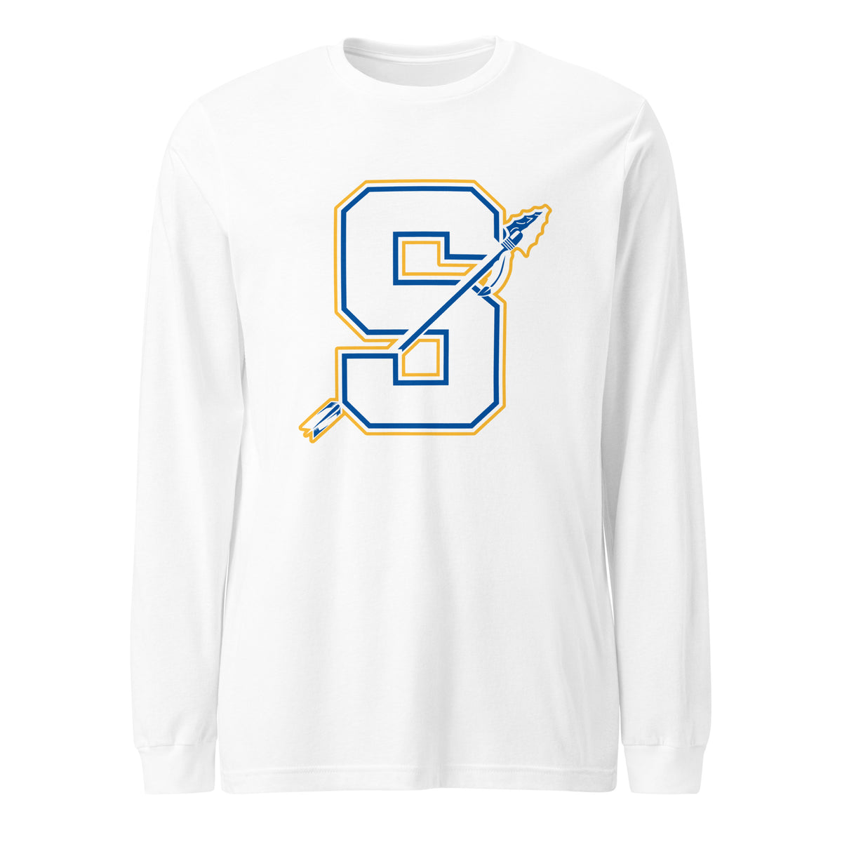 Performance | Long Sleeve Tee | Senatobia Warriors Baseball | Crest Logo