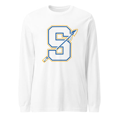 Performance | Long Sleeve Tee | Senatobia Warriors Baseball | Crest Logo