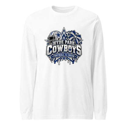 Performance | Long Sleeve Tee | Hyde Park Cowboys | Crest Logo