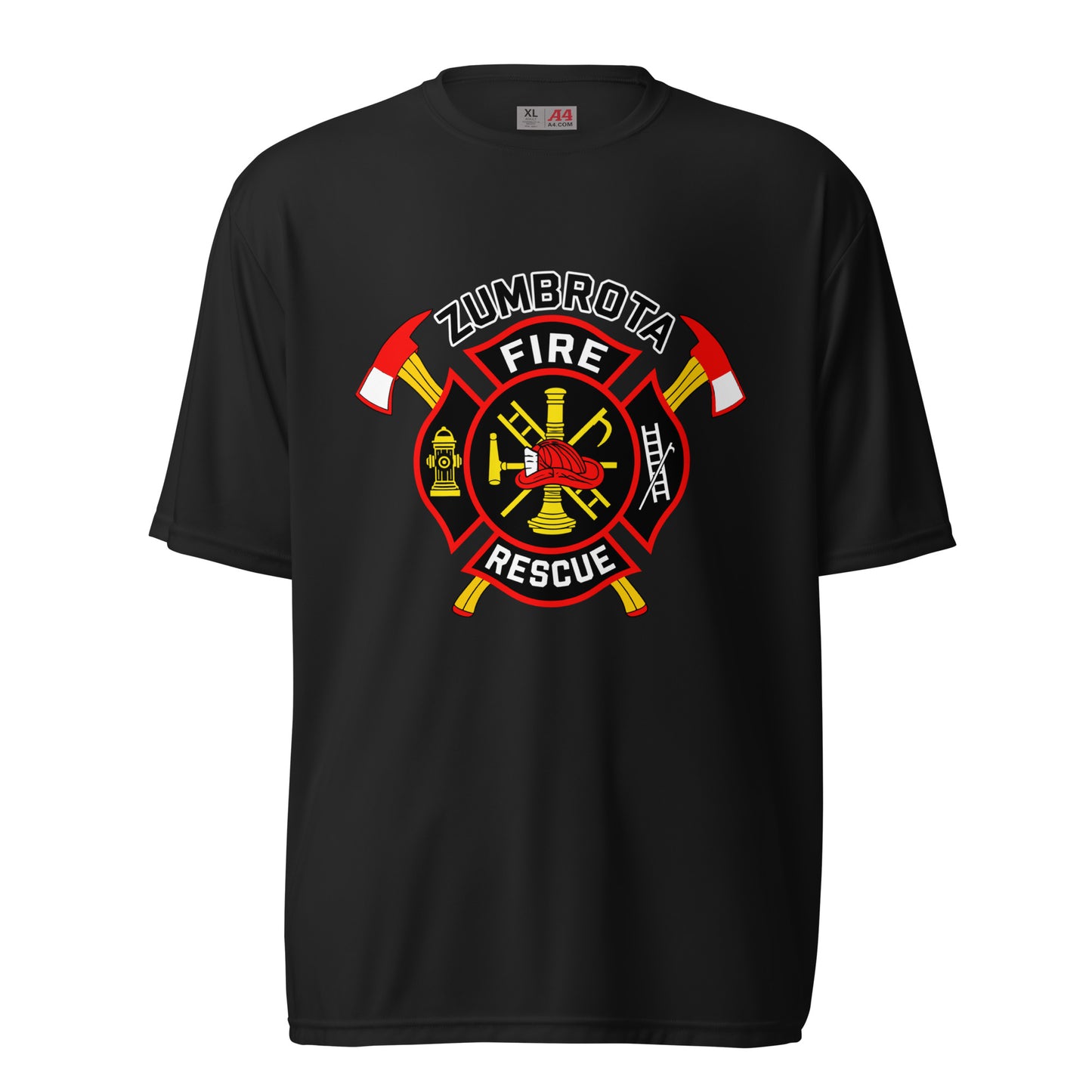Active | Moisture Wicking Shirt | Zumbrota Fire Department | Vanguard Logo