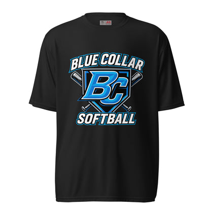 Active | Moisture Wicking Shirt | Blue Collar Softball 2034 | Shield Logo