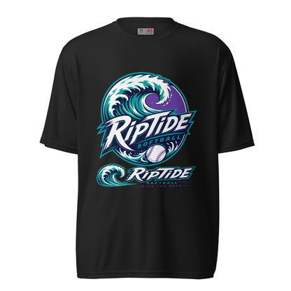 Active | Moisture Wicking Shirt | RipTide Softball | Crest Logo