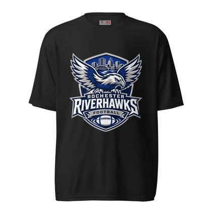 Active | Moisture Wicking Shirt | Rochester Riverhawks | Shield Logo