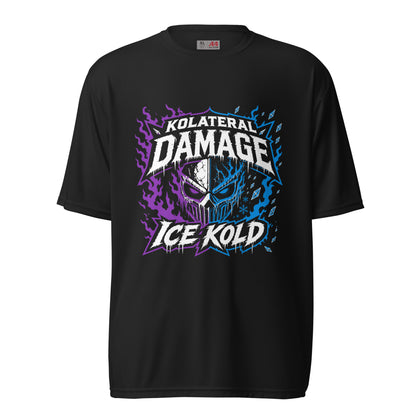 Active | Moisture Wicking Shirt | Kolateral Damage E-Sports | Ice Kold Crest Logo