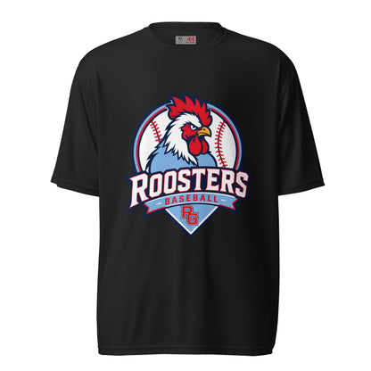 Active | Moisture Wicking Shirt | Rooster Nation | Athletic Crest Logo