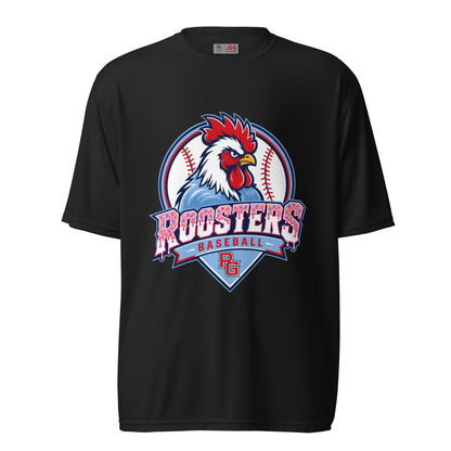 Active | Moisture Wicking Shirt | Rooster Nation | Emblem Logo