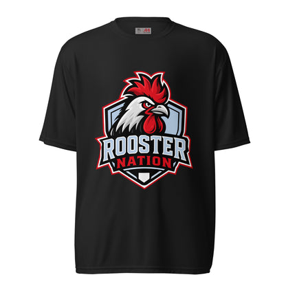 Active | Moisture Wicking Shirt | Rooster Nation | Shield Logo