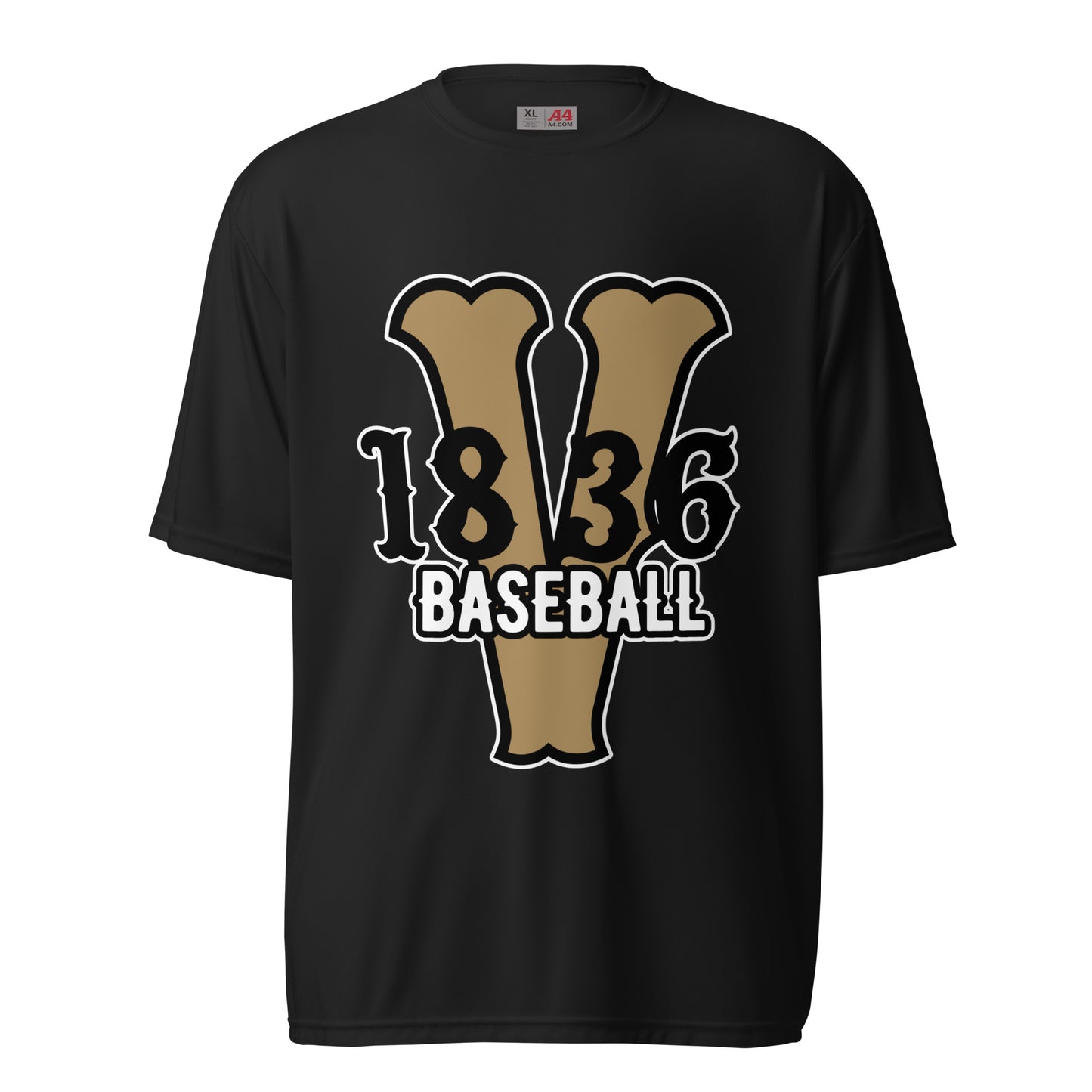 Active | Moisture Wicking Shirt | 1836 Volunteers Baseball | Crest Logo