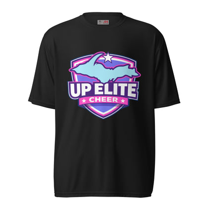 Active | Moisture Wicking Shirt | UP Elite Cheer | Shield Logo
