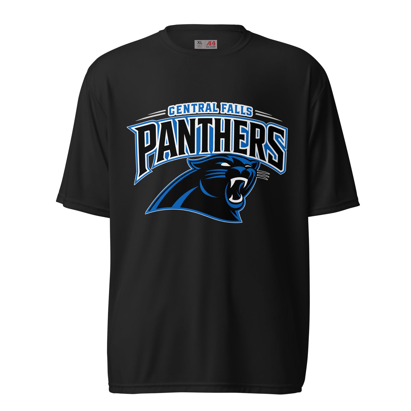 Active | Moisture Wicking Shirt | Central Falls Panthers | Emblem Logo