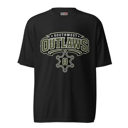 Active | Moisture Wicking Shirt | Southwest Outlaws | Frontier Athletics Logo