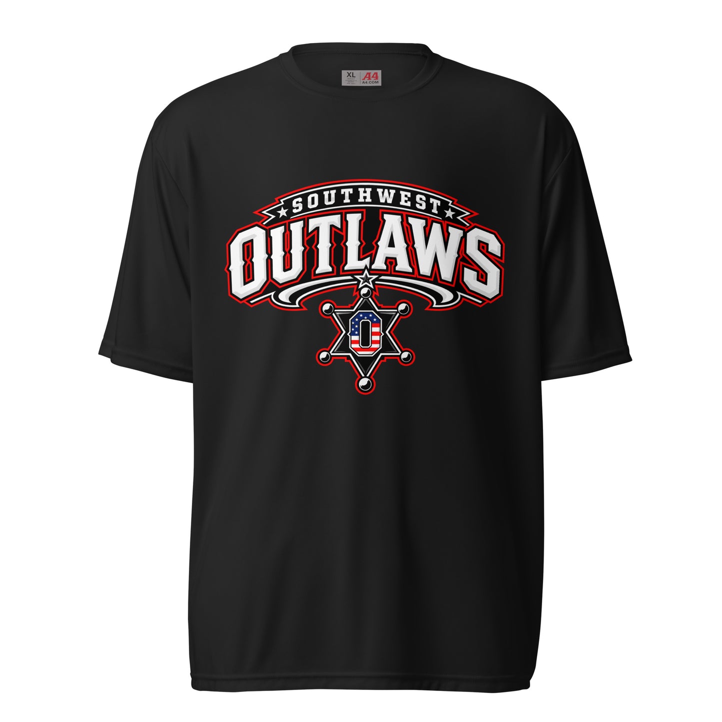 Active | Moisture Wicking Shirt | Southwest Outlaws | Vanguard Logo