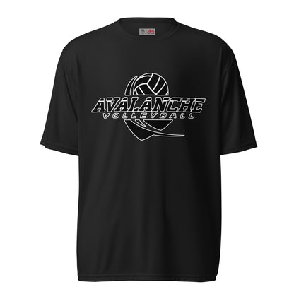 Active | Moisture Wicking Shirt | Avalanche Volleyball Club | Crest Logo