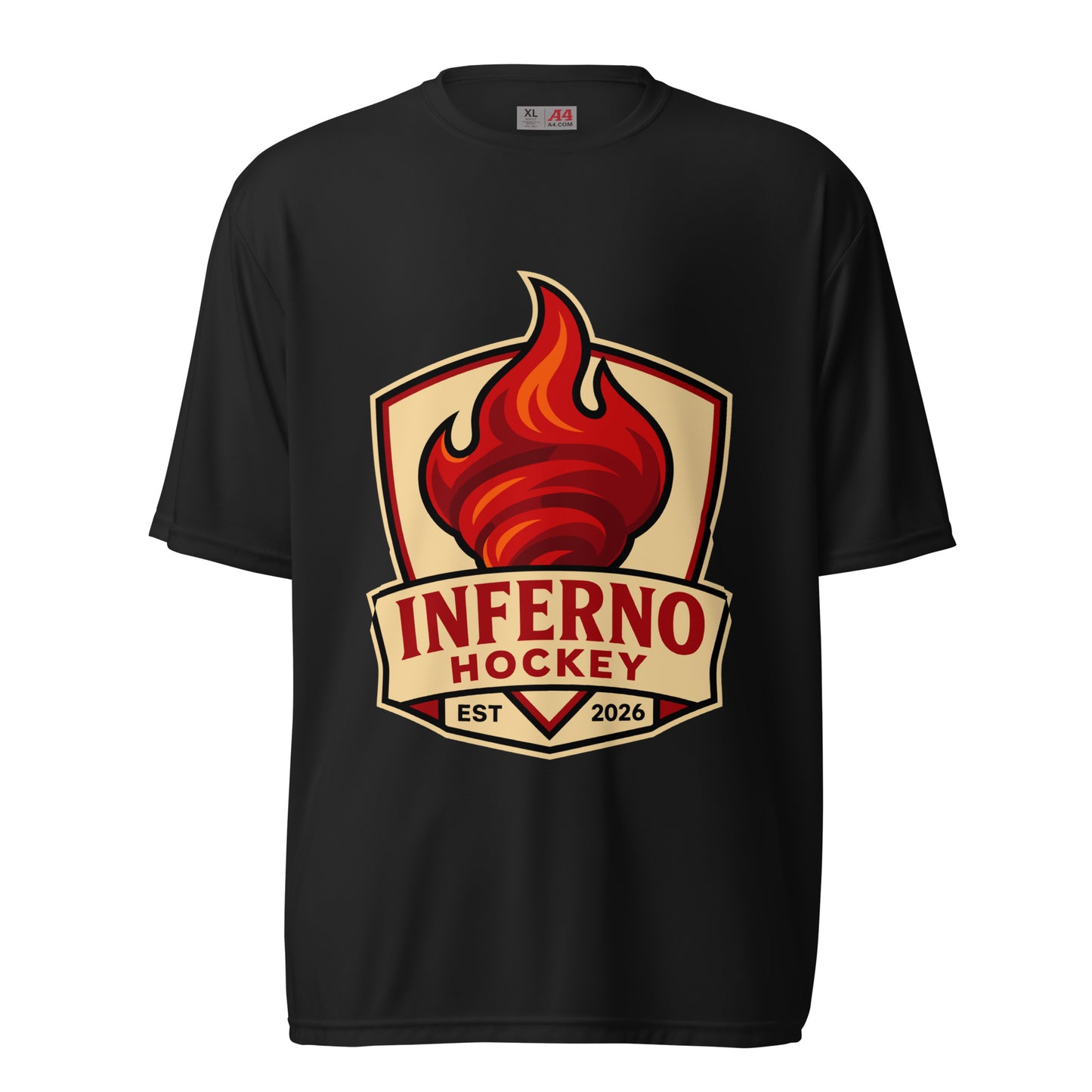 Active | Moisture Wicking Shirt | Inferno Hockey | Crest Logo