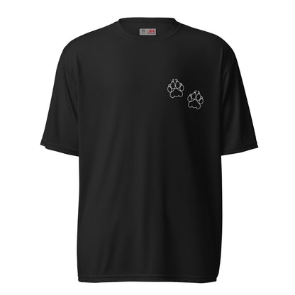 Active | Moisture Wicking Shirt | Orange Wave Marching Band | Paw Mark Logo